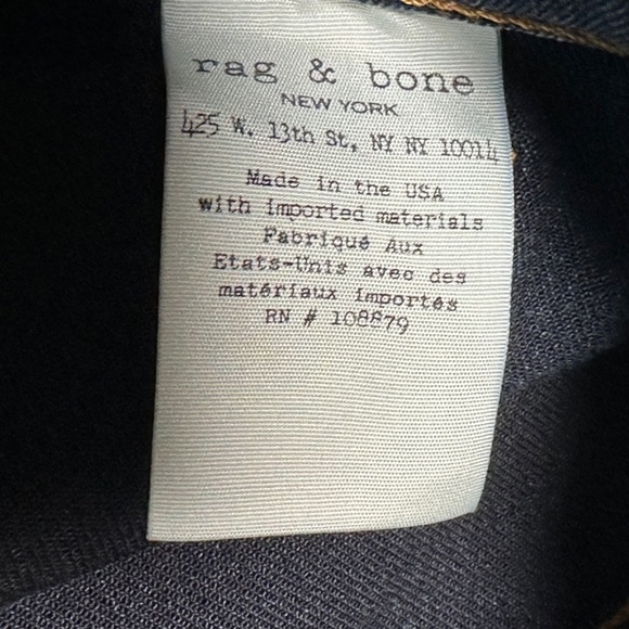 Rag and Bone Designer High Rise Skinny Jeans - Picture 7 of 9
